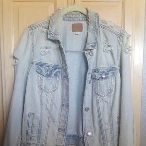 AE distressed demon jacket.